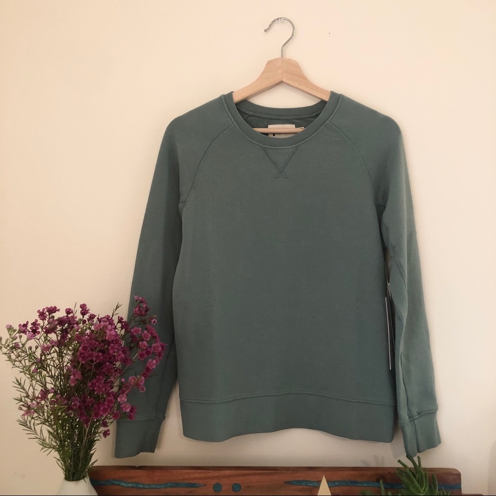 Pact Organic • Blue Spruce Essential Sweatshirt Sm